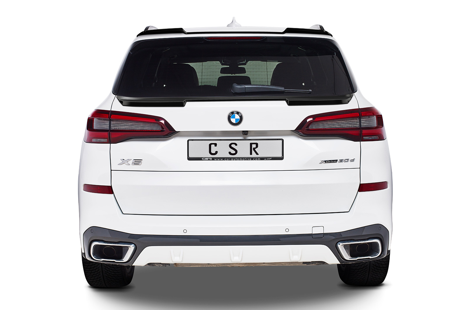 Spoiler passend voor BMW X5 (G05) CSR glans Zwart