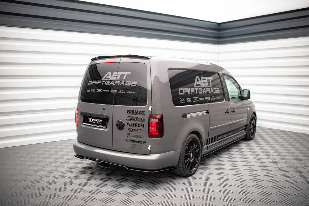 Spoiler passend voor VW Caddy Mk.3 FL Maxton Glans Zwart