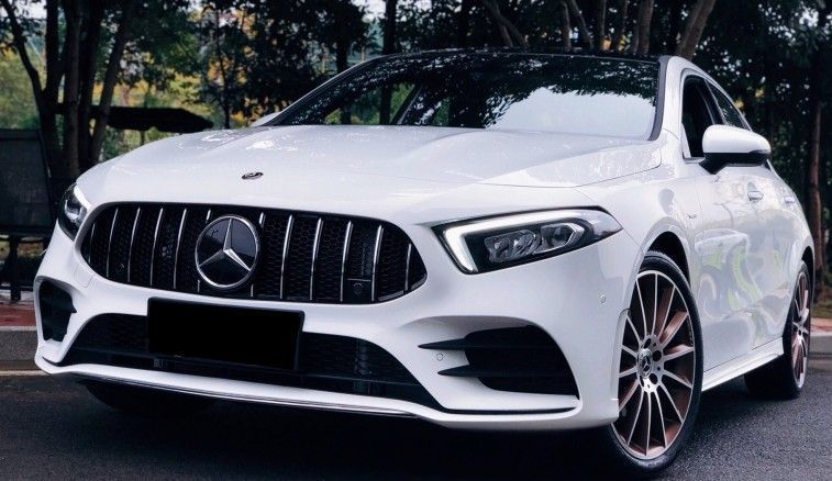 Grill passend voor Mercedes A klasse W177 / V177 GT-Look Chroom