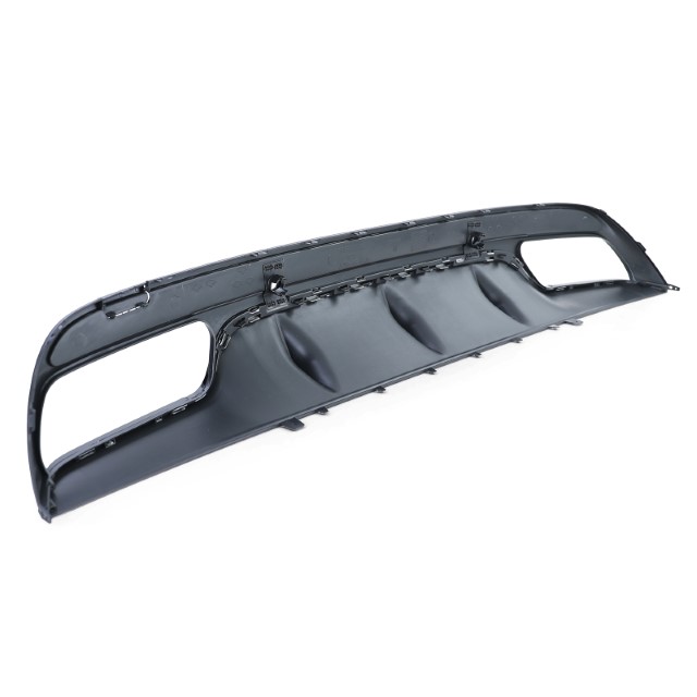 Achterbumper Diffuser passend voor Mercedes W205 C-Klasse C63 Design Glans Zwart