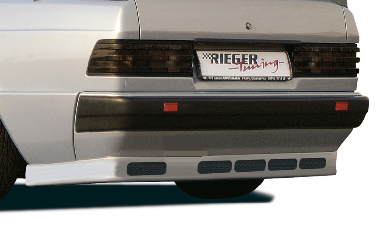 Achterbumper Diffuser met alu gaas Mercedes W201 Rieger