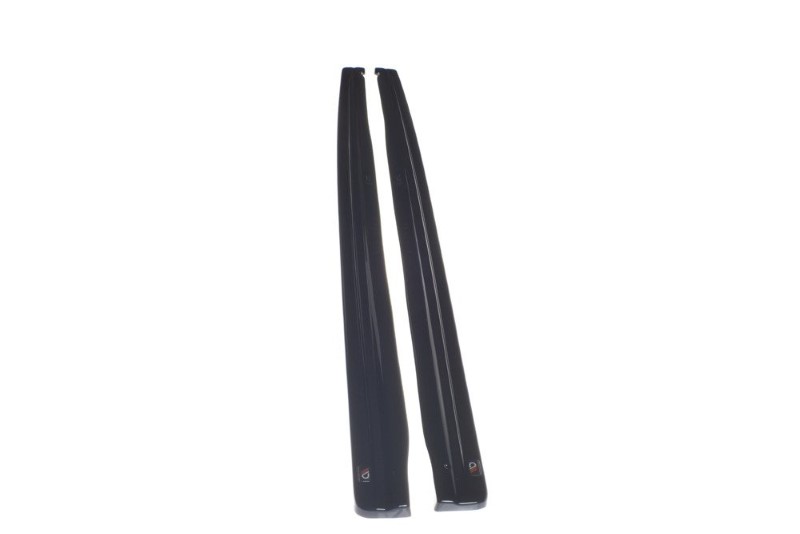 Zijskirts passend voor Audi RS4 B9 Maxton Glans Zwart