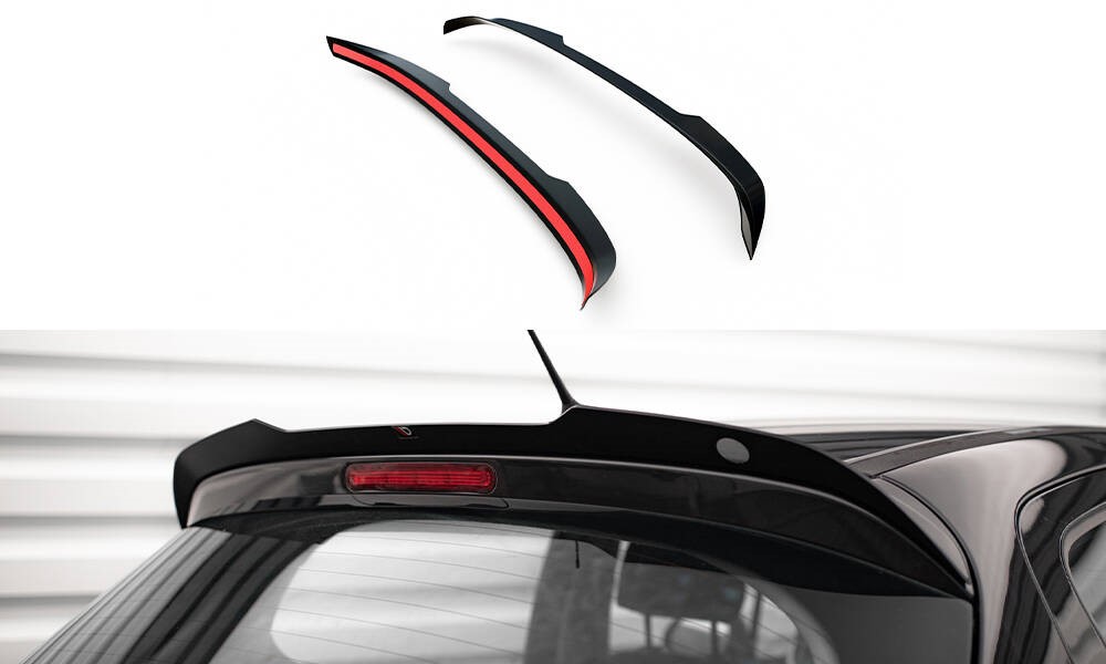 Dak Spoiler Peugeot 207 Sport Maxton Design glans zwart