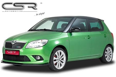 Voorspoiler passend voor Skoda Fabia 2 5J