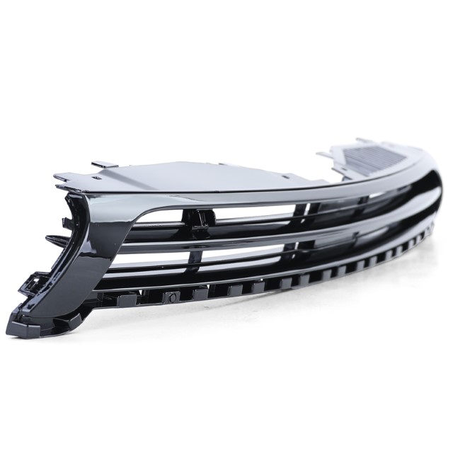 Grill passend voor Volkswagen Scirocco 08-14 R Look Glans Zwart