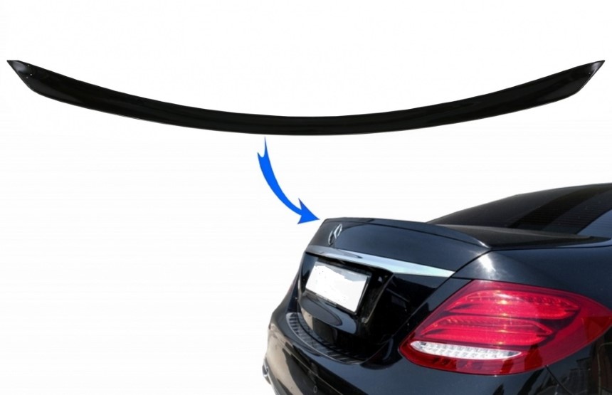 Achterklep Spoiler passend voor Mercedes E-Class W213 Mat Zwart