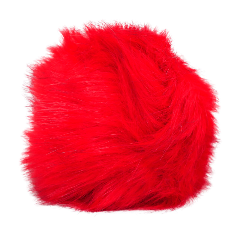 Simoni Racing Pookknophoes Fluffy Fur - Red