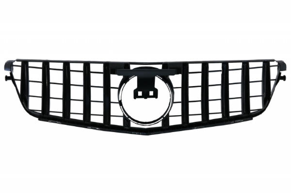 Grill passend voor Mercedes C-klasse W204 S204 GT Look Panamericanan Chroom Zwart
