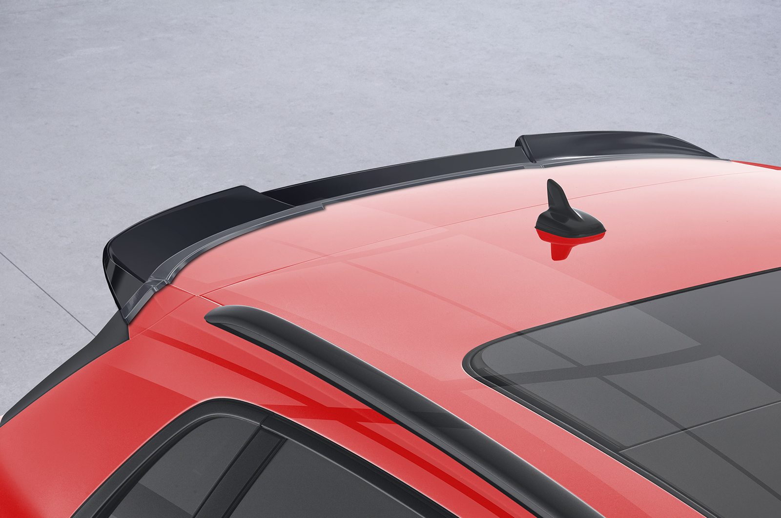 Spoiler passend voor Audi Q3 S-Line F3 CSR Glans Zwart