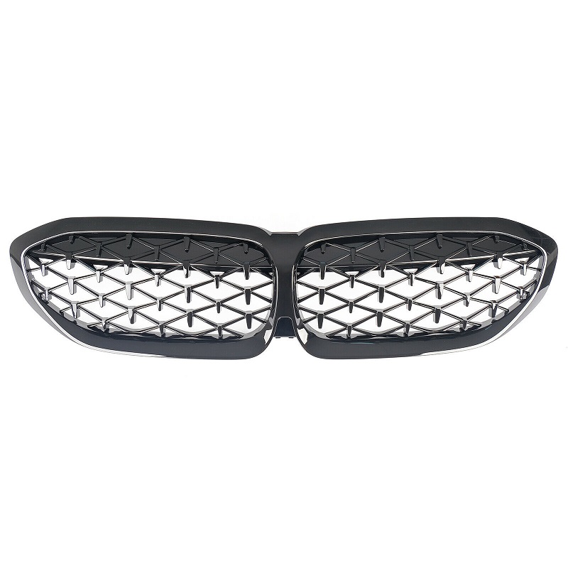 Grill Nieren passend voor BMW 3 Serie G20/G21 Diamond Glans Zwart