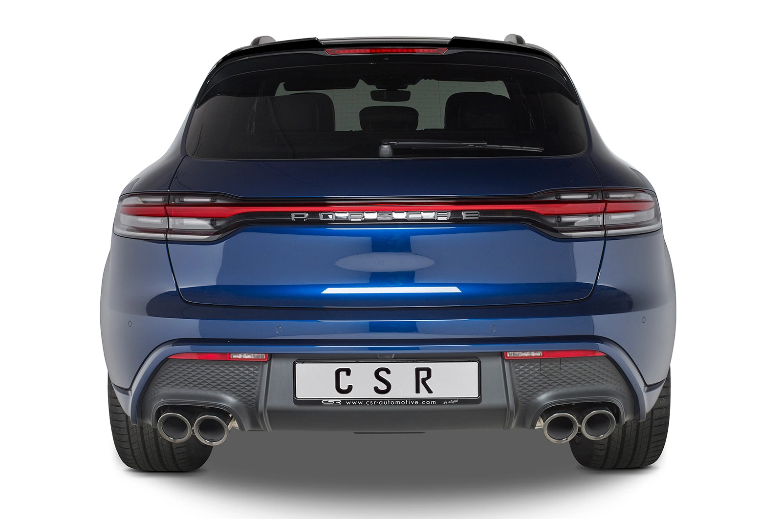 Achterspoiler Porsche Macan Glans Zwart van CSR Automotive (2021-)
