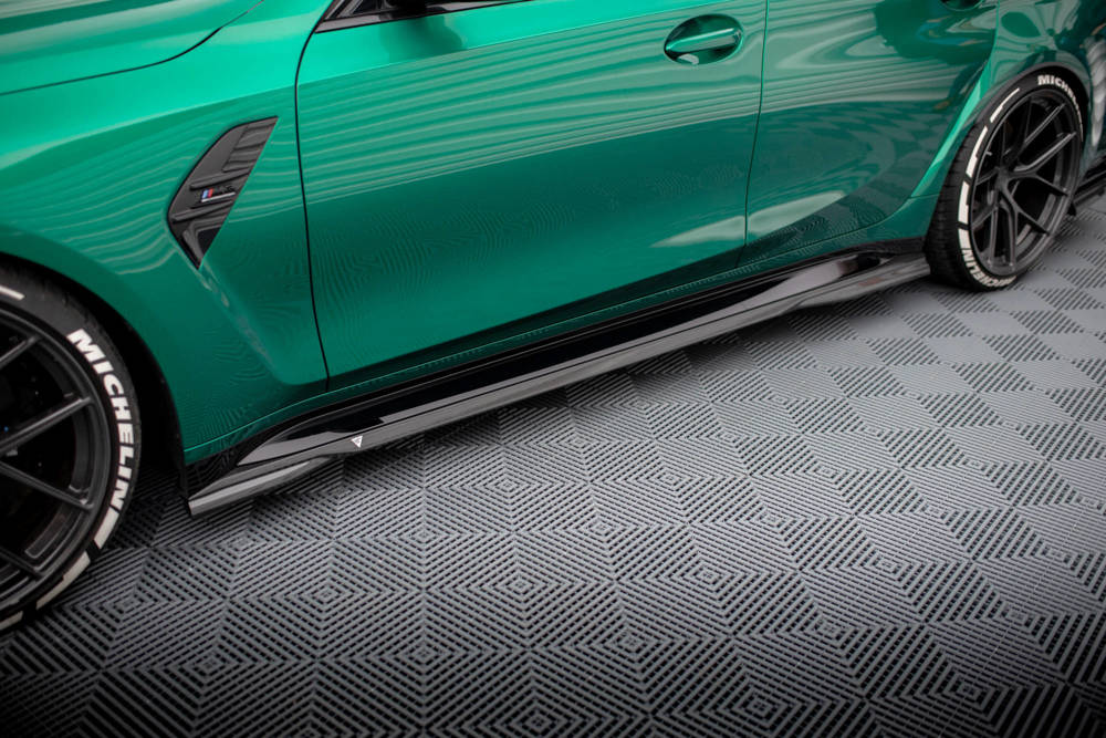 Zijskirts passend voor BMW M3 G80 / G81 Maxton Carbon
