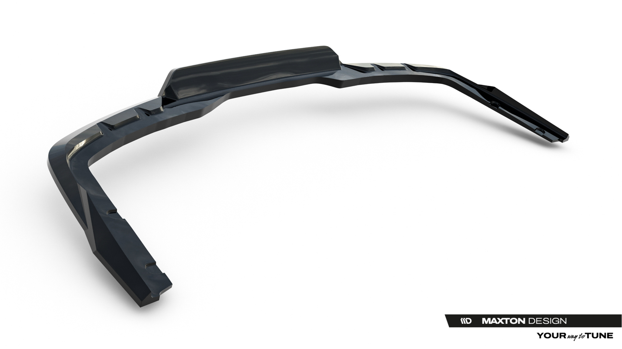 Diffuser passend voor BMW 2 M-Pack Gran Coupé F74 Maxton Glanzend Zwart