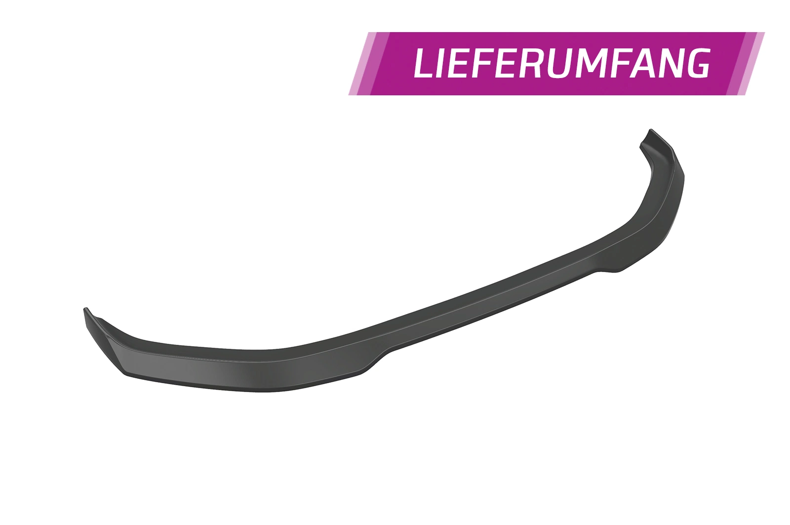 Voorspoiler Mini F55, F56, F57 JCW-Trim Glans Zwart (2e Facelift, 2021–) CSR