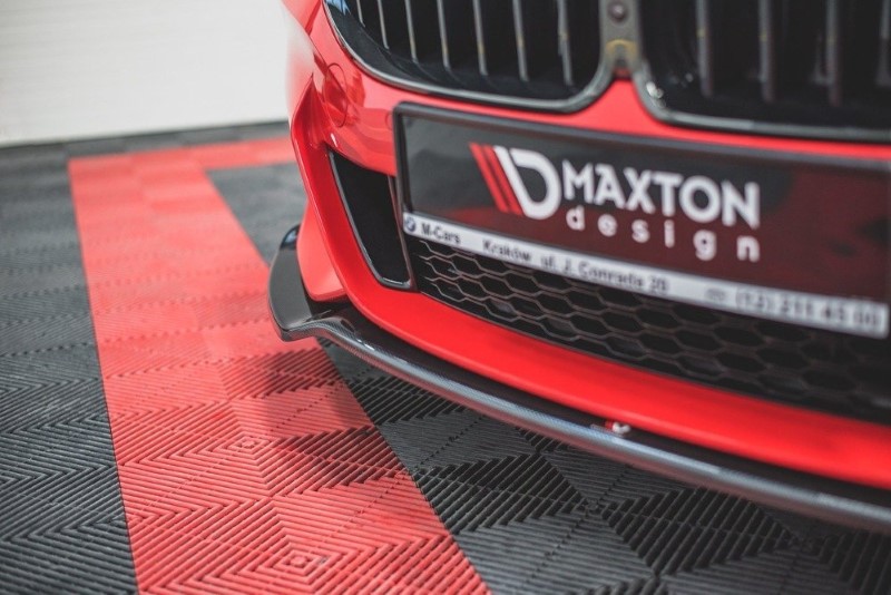 Voorspoiler passend voor BMW M850i G15 V.2 Glanzend Zwart