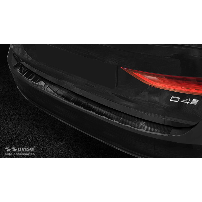 Echt 3D Carbon Achterbumperprotector  Volvo V90 2016-