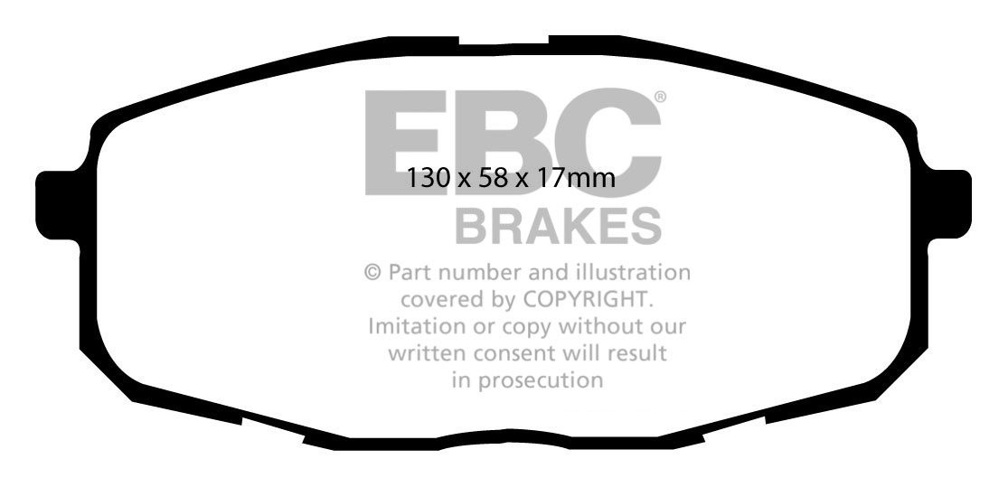 EBC Brakes KIA Pro-Cee'd 1.6 2008-.. Remblokken voorzijde greens