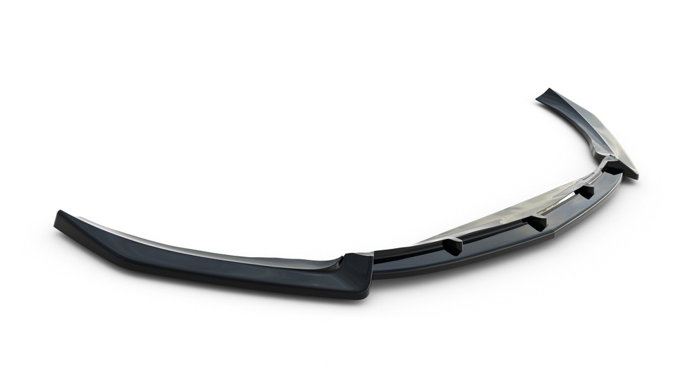 Voorspoiler passend voor Mercedes-AMG CLA 45 Aero C118 V.5 Maxton Glans Zwart