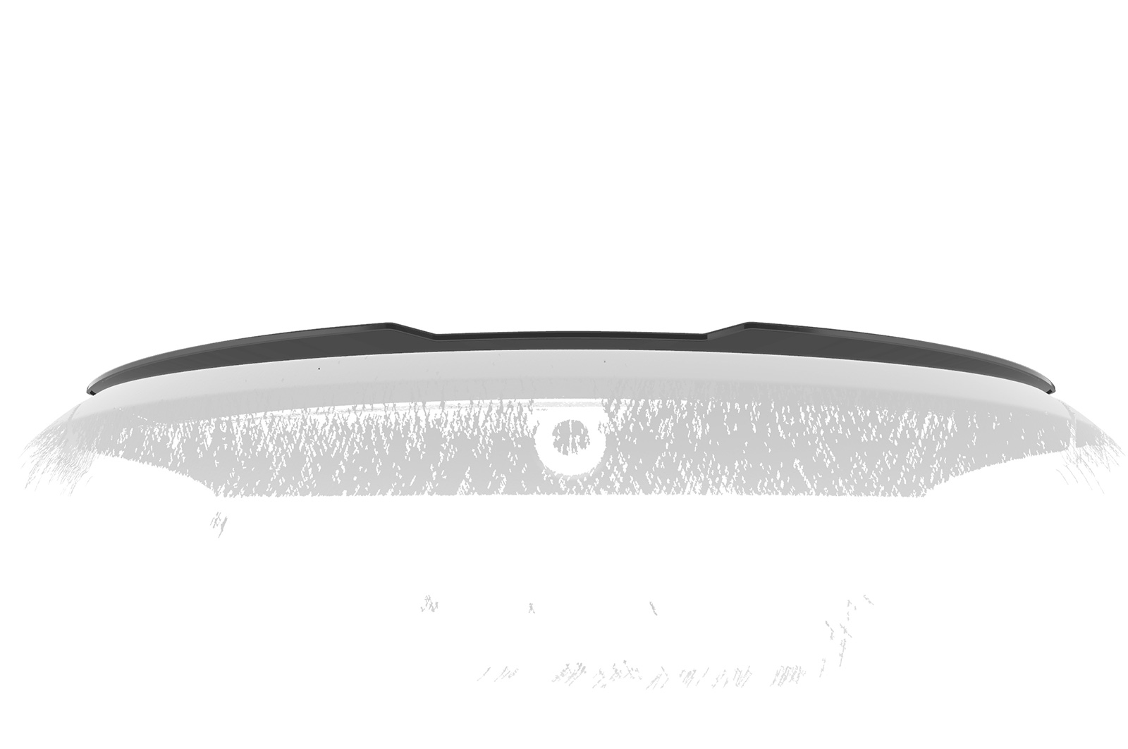 Spoiler passend voor BMW 3er E90 Limousine CSR glans Zwart