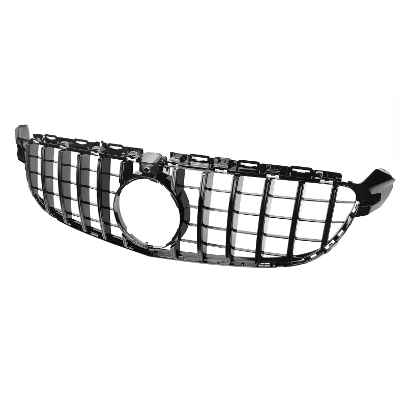 Grill Mercedes W205 13-18 Zwart Camera GT Look