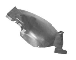 binnenscherm, plastic, voor, links Peugeot 406, 1999-2004