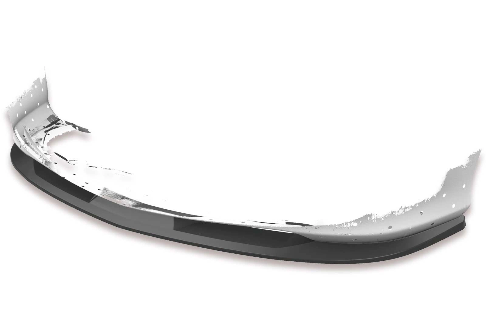 Voorspoiler passend voor Mercedes-Benz SL-Klasse R230 Glans Zwart – 2001–2005