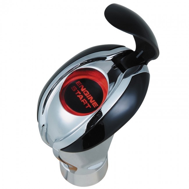 Pookknop Engine Start aluminium + ABS
