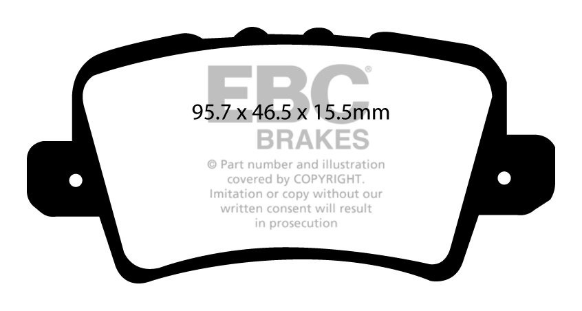 EBC Brakes HONDA Civic 2.2 TD Type-S (FK)(FN) 2006-.. Remblokken