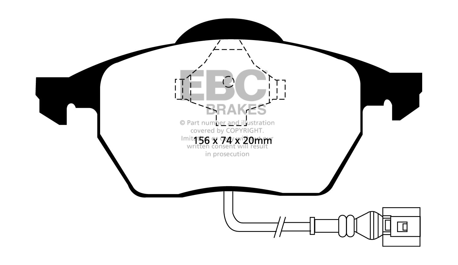 EBC Brakes SEAT Leon 1.8 Turbo 99-2005 Remblokken voorzijde gree