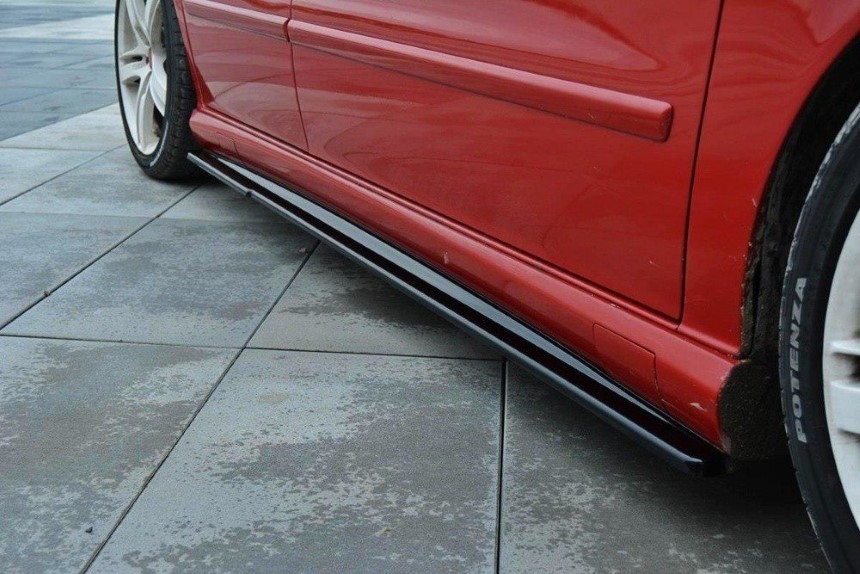 Zijskirts passend voor Seat Leon Cupra 1M Maxton Design glans zwart