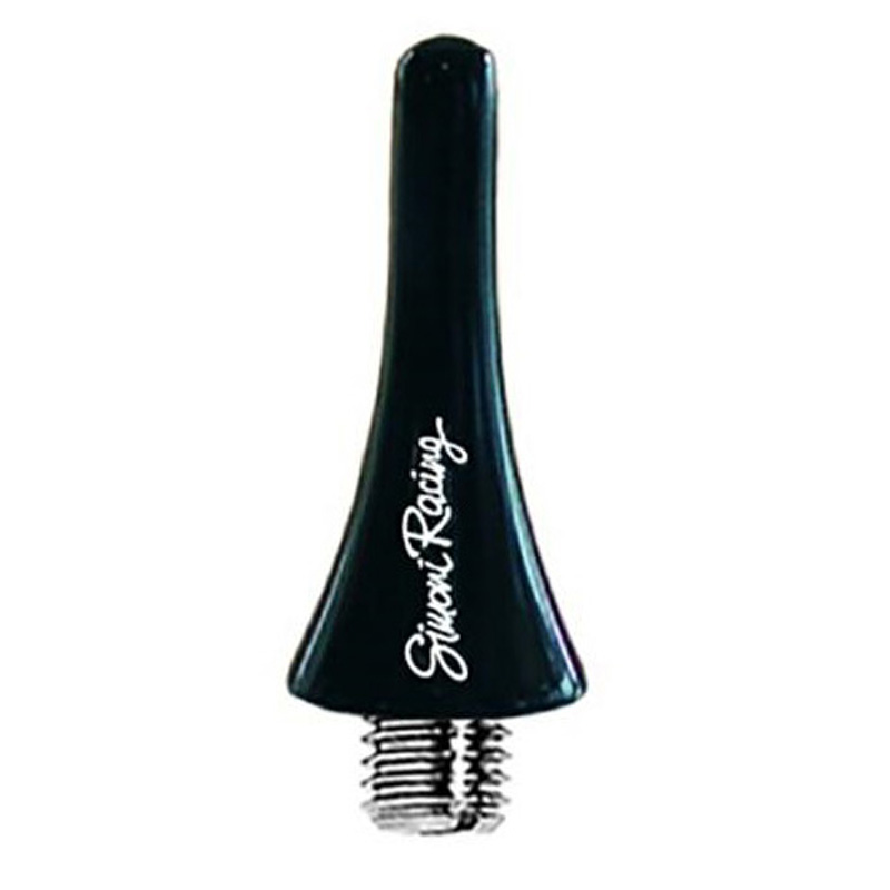 Simoni Racing Aluminium Antenne Mini - Zwart - Lengte 3cm