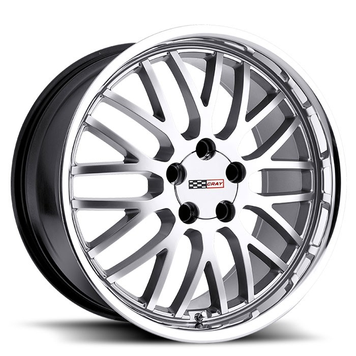 Velgen Cray Manta 19x9 5x120,65 ET50 Zilver + Machined Rand