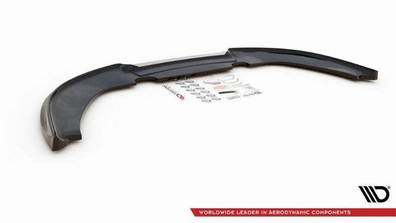 Voorspoiler passend voor Audi RS4 B7 V.1 Glanzend Zwart