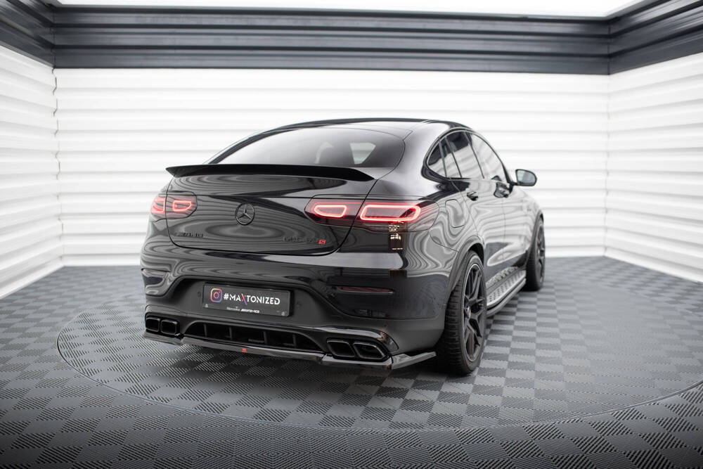Diffuser passend voor Mercedes AMG GLC 63 Coupe C253 FL Maxton Glans Zwart