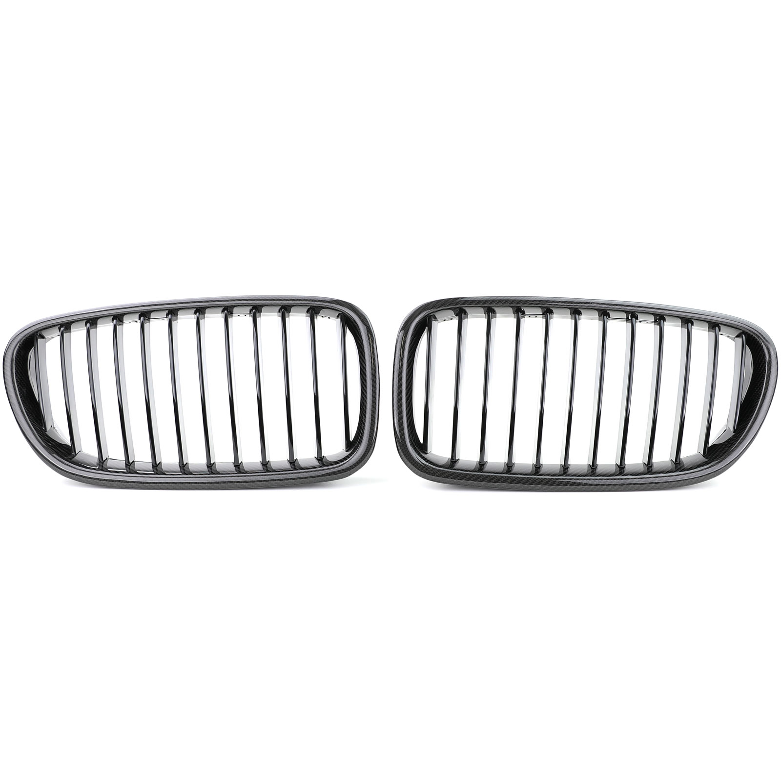 Grill Nieren passend voor BMW F10/F11 Carbon - Zwart 10-17