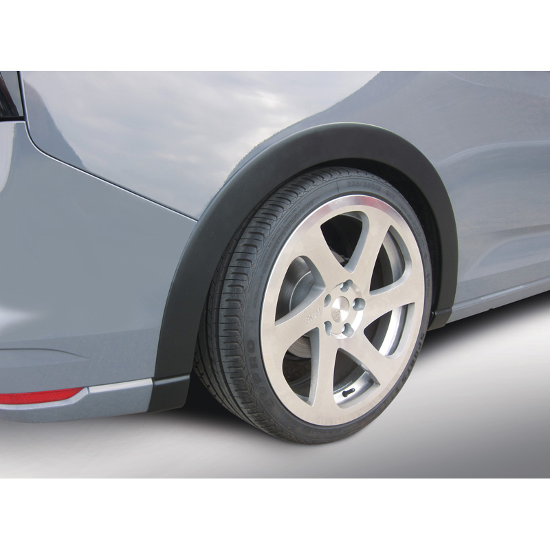 RGM Spatbordverbreders  Volkswagen Caddy V 2020- Korte wielbasis - linker schuifdeur - Zwart