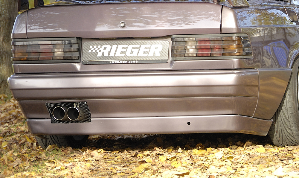 Achterbumper Diffuser zonder uitsparingen Mercedes W201 Rieger