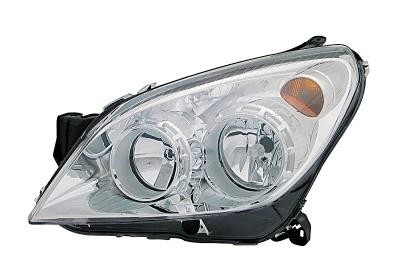 koplamp, H7+H1, chroom, elektr verstelb, rechts, 02/2007-Opel As