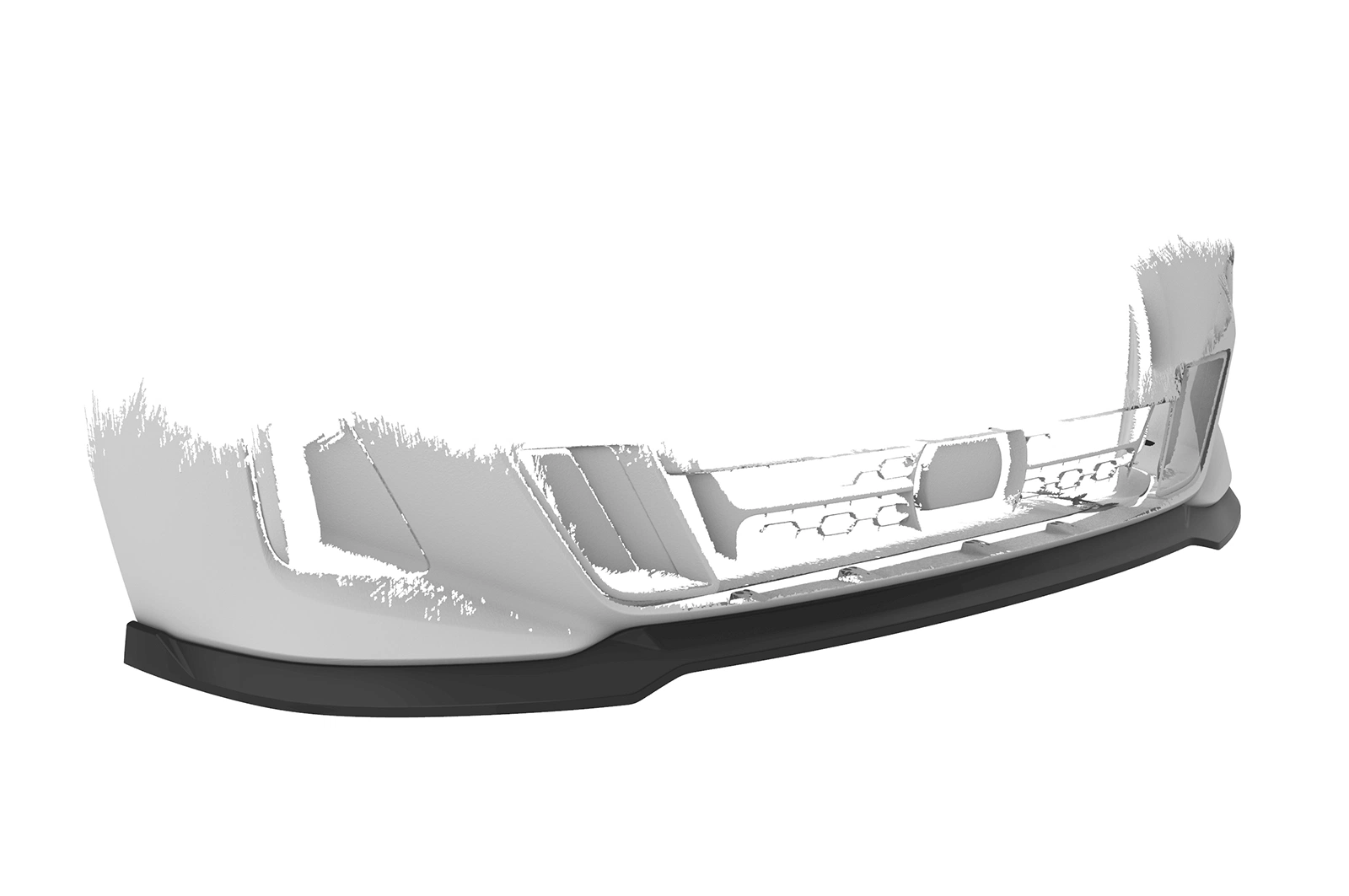 Voorspoiler passend voor BMW 6er (G32) M-Paket Glans Zwart (LCI, 07/2020–) CSR