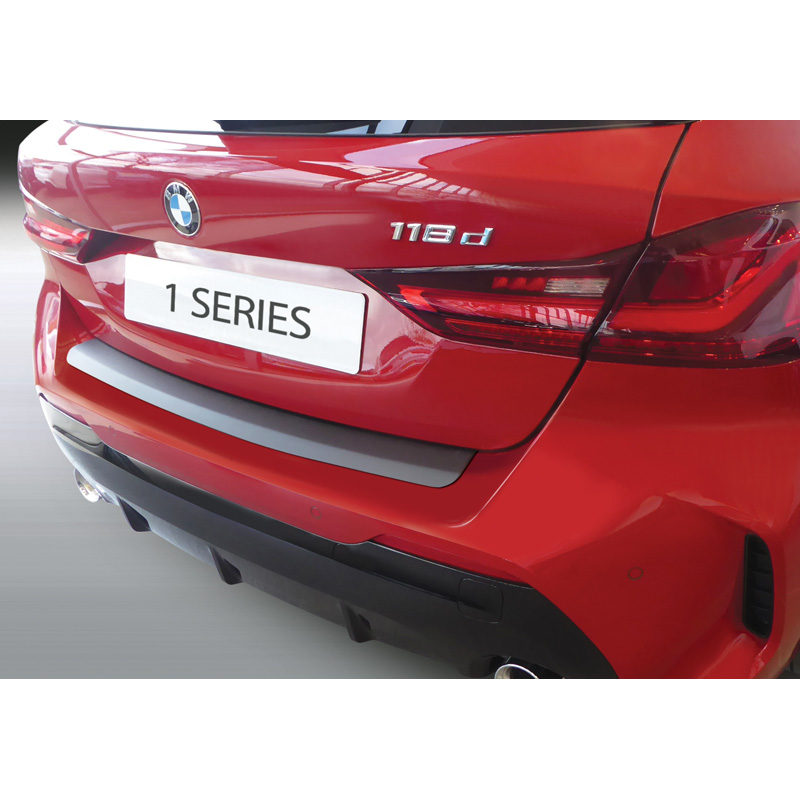 ABS Achterbumper beschermlijst  BMW 1-Serie F40 HB 5-deurs M-Sport/M135i 9/2019- Zwart