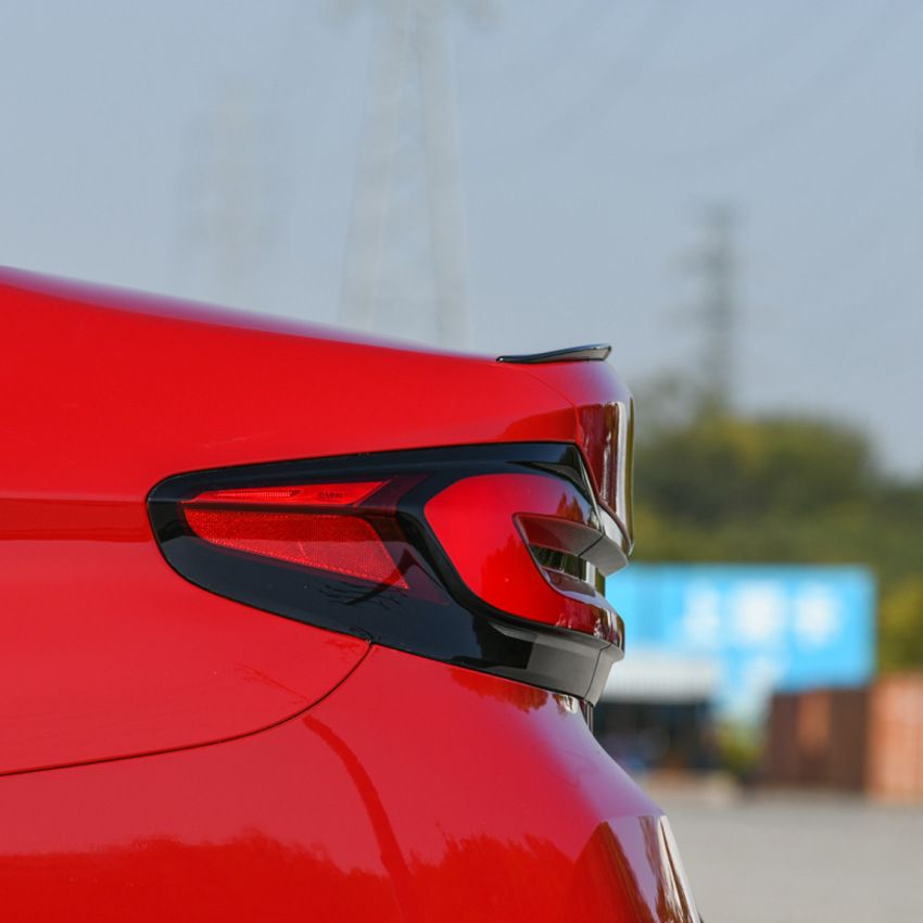 Achterklep Spoiler passend voor BMW 5 Serie G30 Glans Zwart