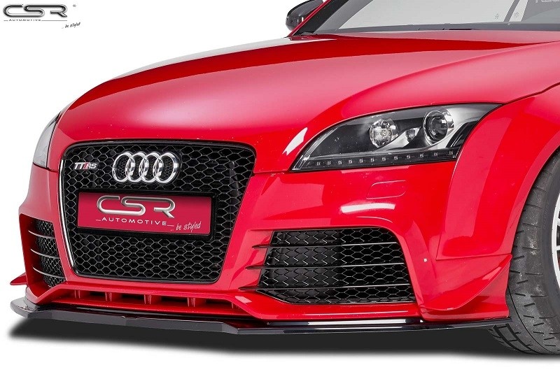 Voorspoiler passend voor Audi TT RS 8J zwart glans
