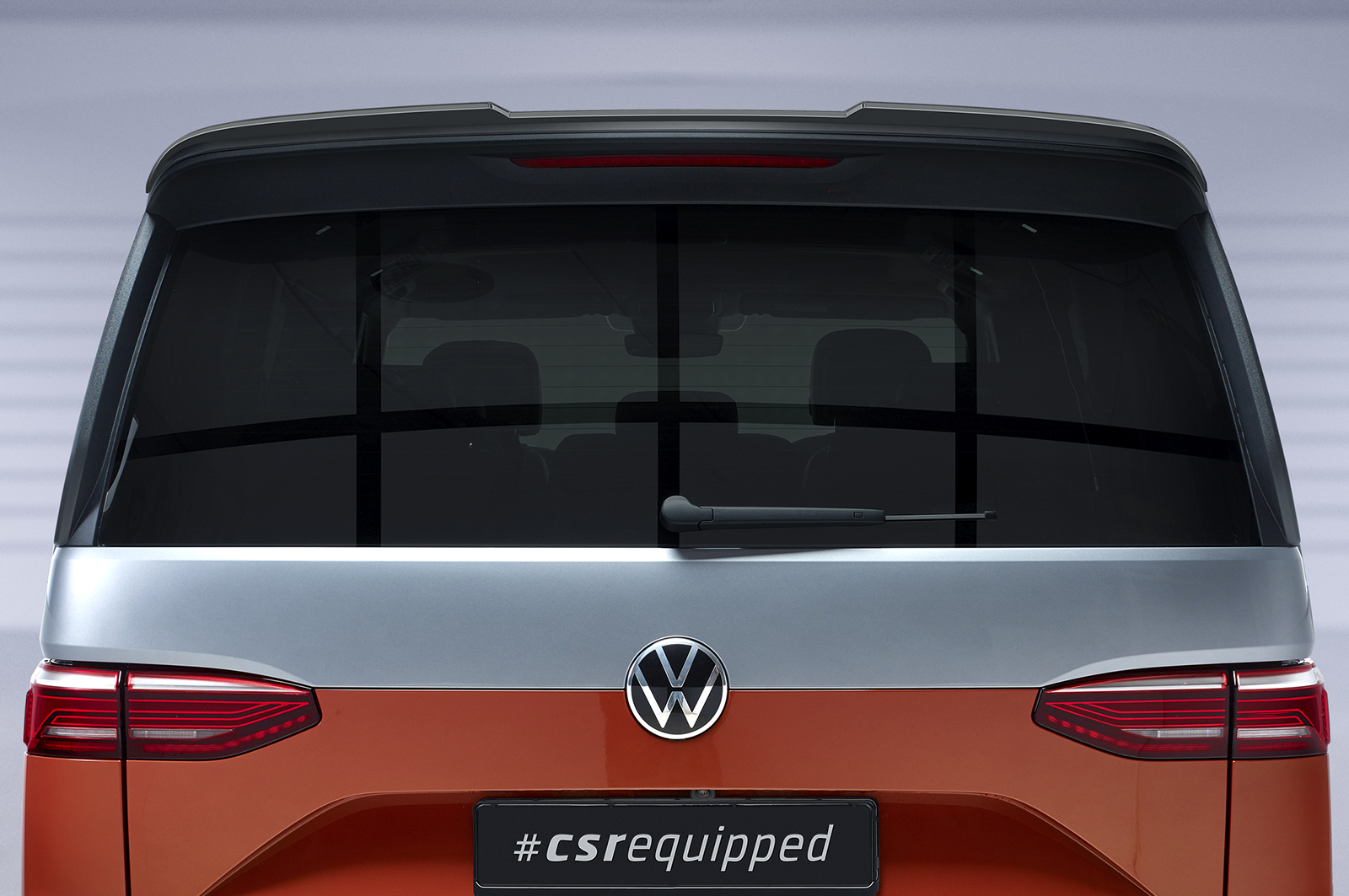 Spoiler passend voor Volkswagen Transporter T7 CSR Glans Zwart