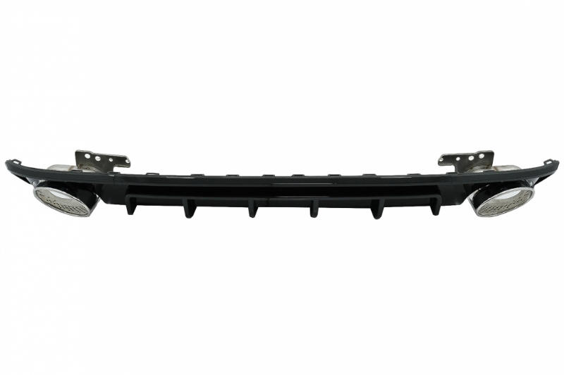 Diffuser passend voor Audi A6 S-Line C8 Glanzend Zwart incl. sierstukken