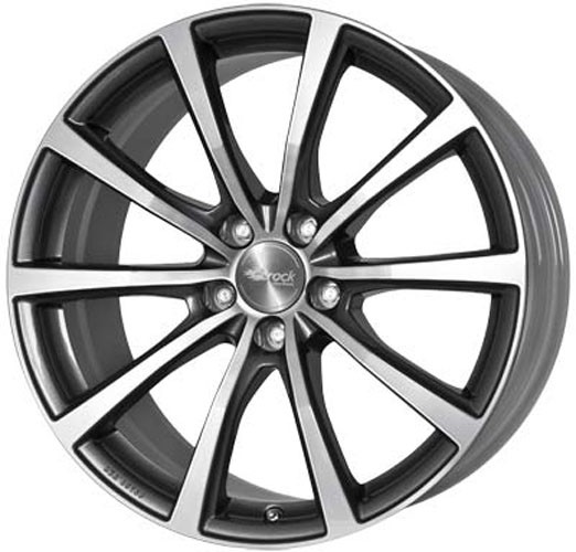 Brock B32 8,5x20 5x114,3 ET45 Himalaya grey - front gepolijst (H