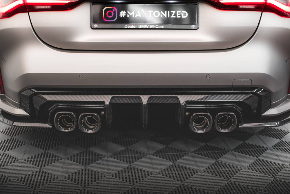 Diffuser passend voor BMW M4 G82 / M3 G80 / G81 Maxton Carbon