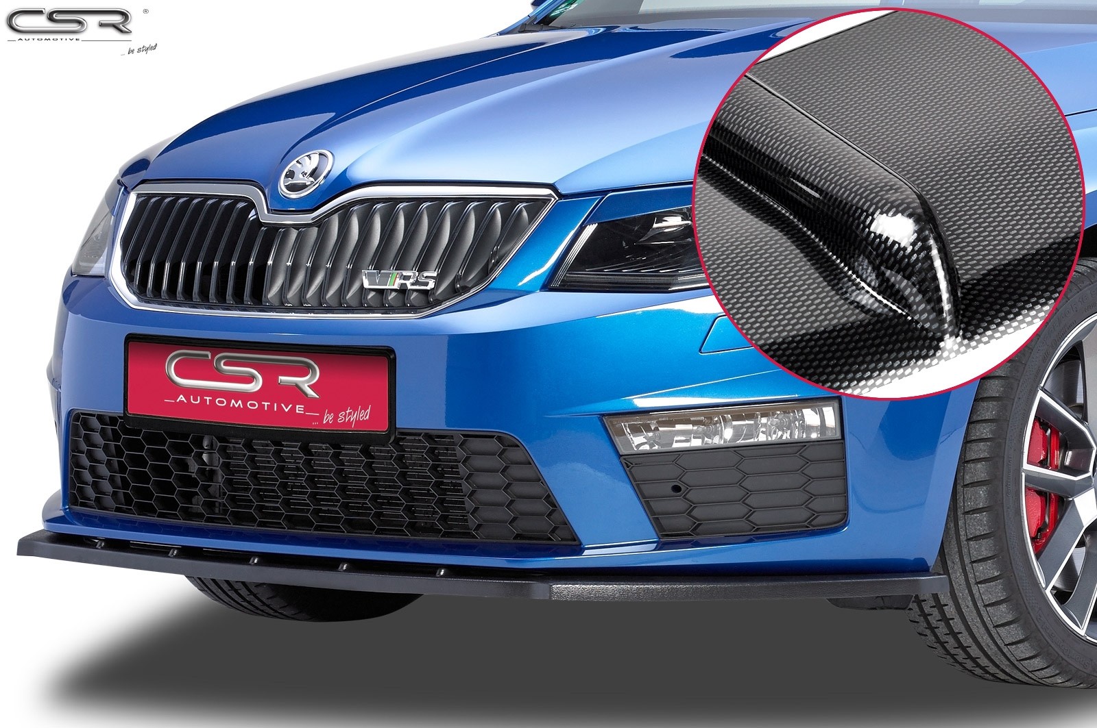 Voorspoiler passend voor Skoda Octavia RS 5E CSL097-C