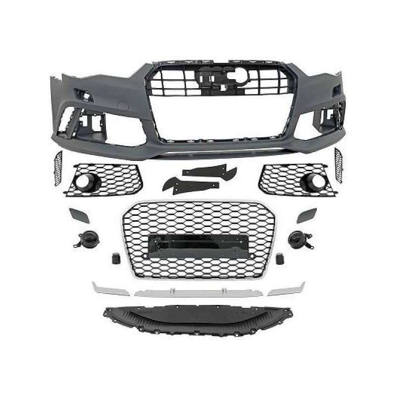 Voorbumper passend voor Audi A6 4G RS6 look 2011-2015