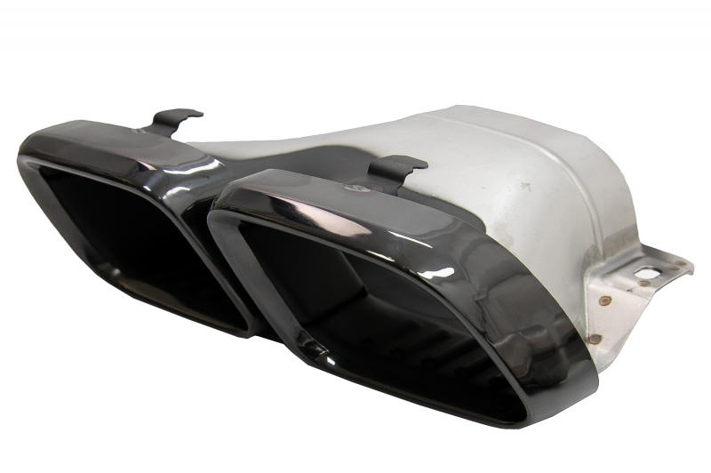 Achterbumper Diffuser passend voor Mercedes W205 C-Klasse C63S Design Zwarte Tips AMG Sport Line