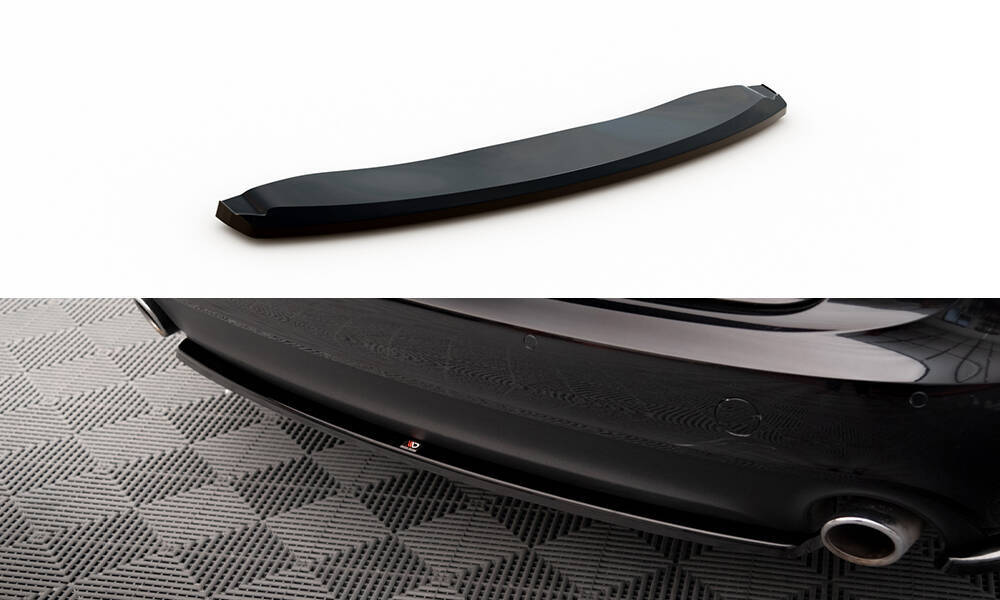 Diffuser passend voor Audi A6 Avant C7 Maxton Glans Zwart